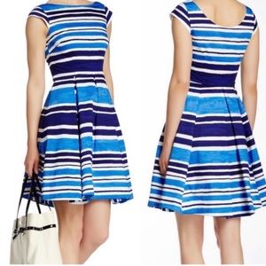 Kate spade Mariella stretch dress in navy & white. Sz 0